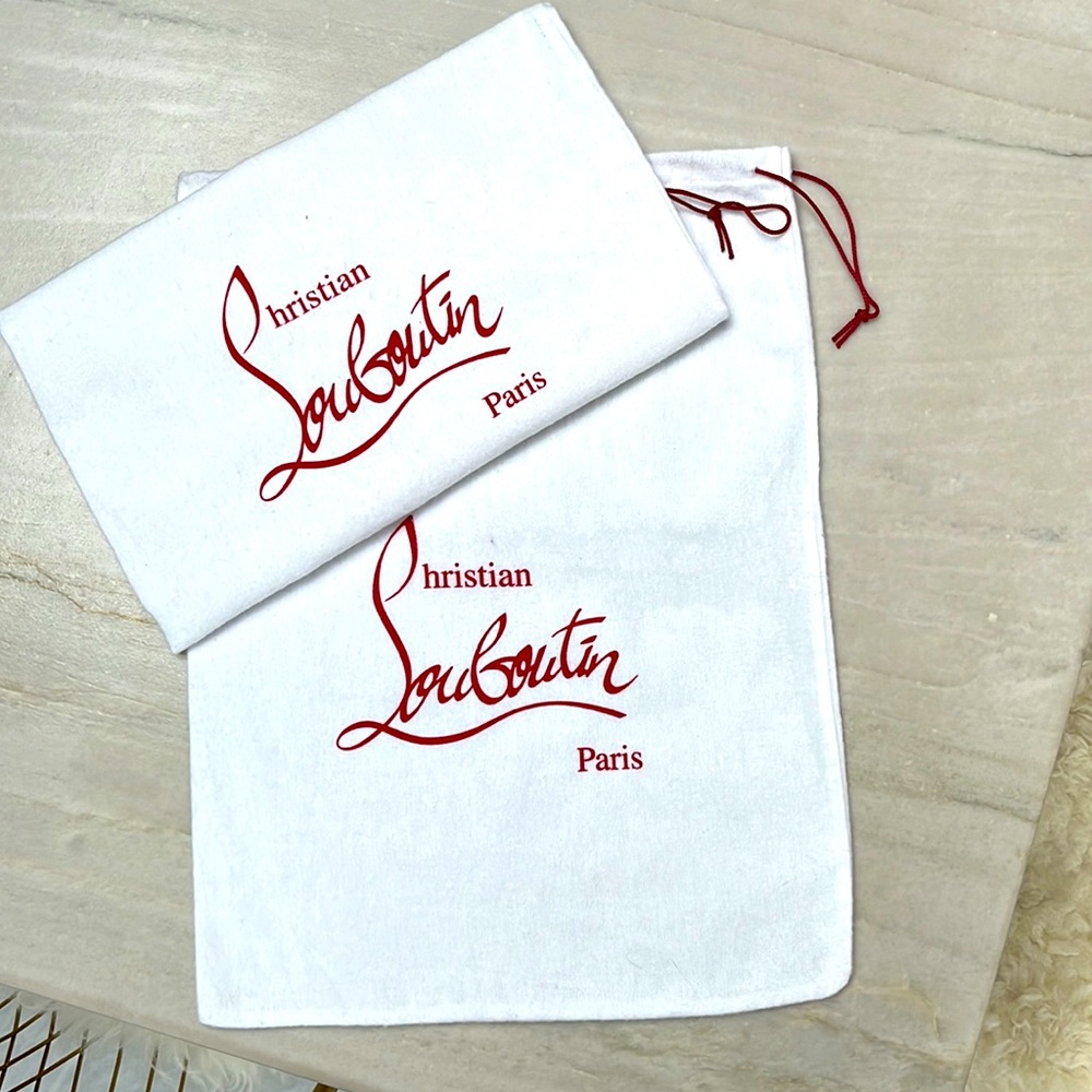 Christian Louboutin Dusters for a small bag or pair of shoes. 100% Authentic